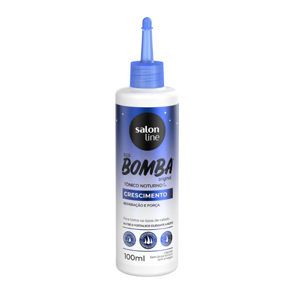 Solutie tonica nocturna pentru intariera parului, Salon Line, 100ml